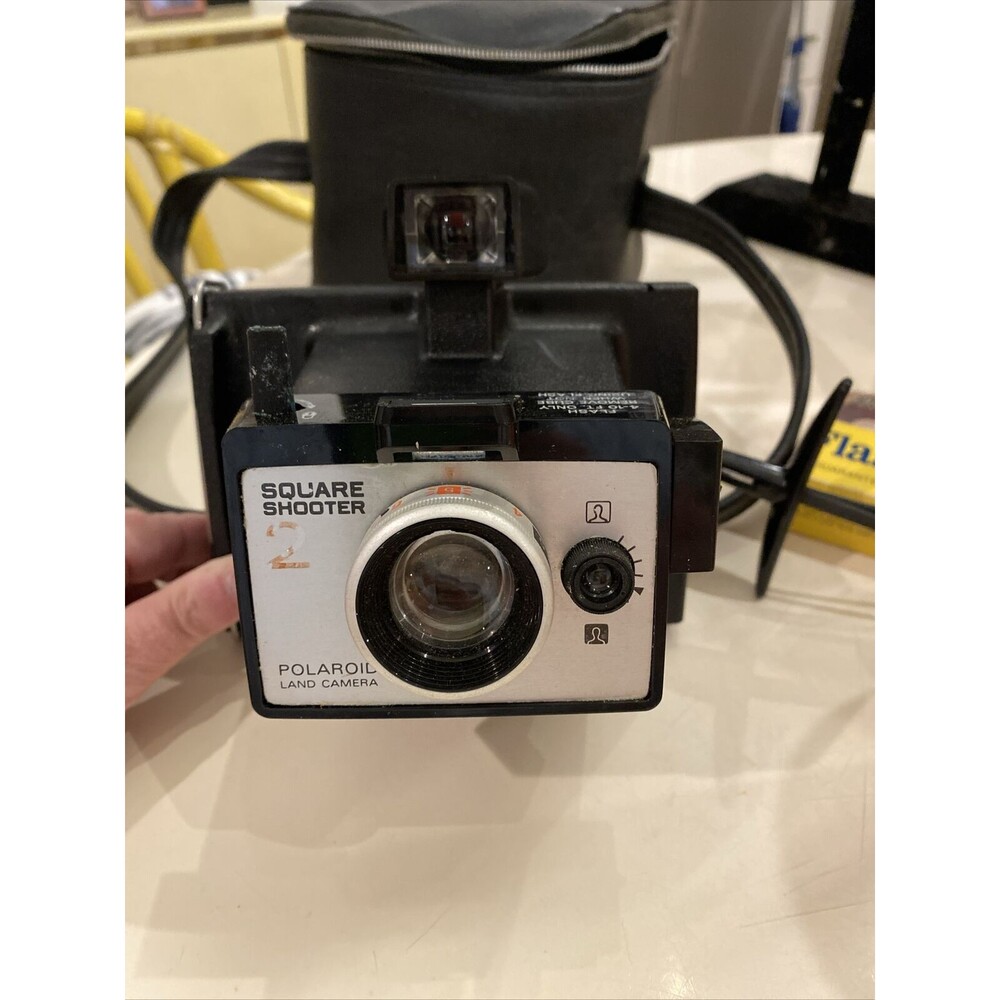 Vintage Retro 1970s Polaroid Square Shooter 2 Land Camera Photography.